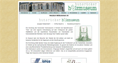 Desktop Screenshot of hunsruecker-holzmuseum.de
